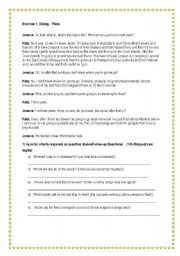 English Worksheet: Plan