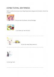 English worksheet: Conditional Sentences