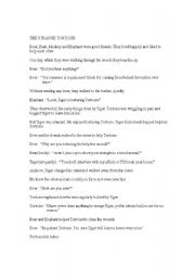 English Worksheet: The Strange Tortoise