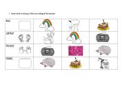 English worksheet: body senses