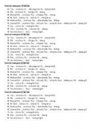 English worksheet: verb to be