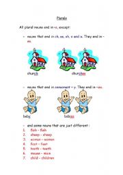 English Worksheet: Plurals