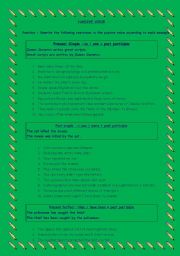 Passive voice- worksheet