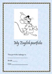 English Worksheet: english portfolio