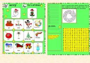 CHRISTMAS PICTIONARY+ WORDSEARCH+WORD WHEEL+ODD WORDS+KEY