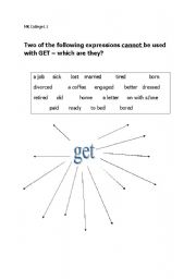 English worksheet: Expressions with 