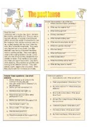 English Worksheet: A visit to the zoo