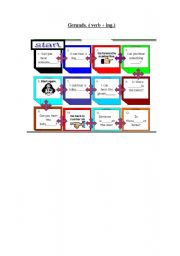 English Worksheet: Gerund