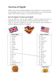 American English/British English