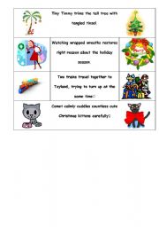 English Worksheet: Christmas Tounge Twisters 3