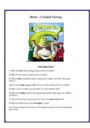 English Worksheet: Guided Viewing