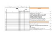 English Worksheet: assesment sheet