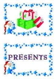 English Worksheet: Christmas flash-cards and word-cards (12/12)