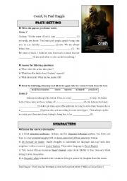 English Worksheet: Crash, by Paul Haggis (2004)