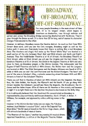 Broadway Theatres_Reading and Questions