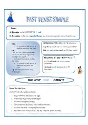 English Worksheet: past simple 