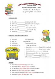 English Worksheet: comparative & superlative