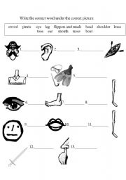 English worksheet: vocabulary juniors4