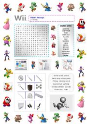 English Worksheet: The Wii (Part 3/3):  Vocabulary