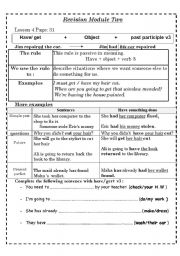 passive voice -have sth. done