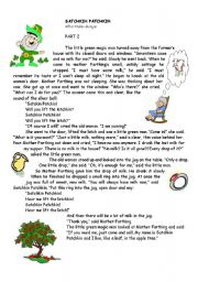 English worksheet: Satchkin Patchkin (2nd part )