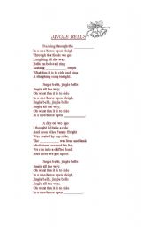 English Worksheet: Jingle Bells - Fill in the gaps