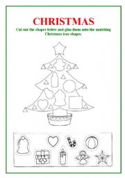 SHAPES CHRISTMAS TREE