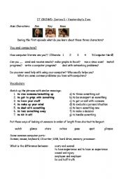 IT crowd Series 1 Part 1 Comphresion Worksheet