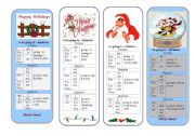 Christmas bookmark