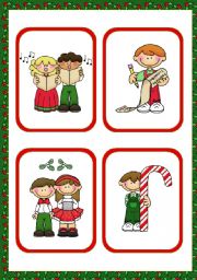 English Worksheet: Christmas Set  (1)  -  16  Flashcards