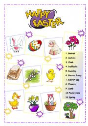 English Worksheet: Easter