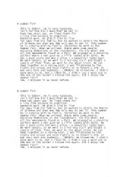 English Worksheet: a summer fair