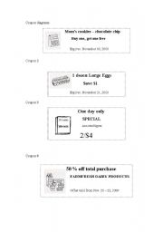 English worksheet: Coupon diagrams