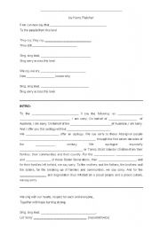 English Worksheet: Listening Australian Sorry Song
