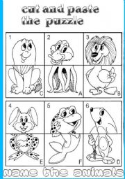 English Worksheet: animals