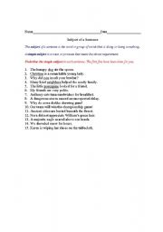 English worksheet: use of because & so