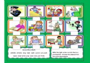 English worksheet: Action Words