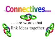 English Worksheet: Connectives