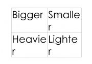 English Worksheet: Comparatives