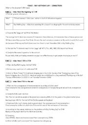 English Worksheet: Kalle Lasn on CNN Buy Nothing Day