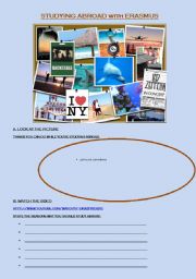 English Worksheet: Studying abroad