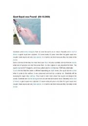 English Worksheet: discussion with students after reading an article