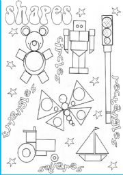 English Worksheet: shapes