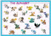 English Worksheet: The Alphabet