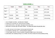 English Worksheet: Word order