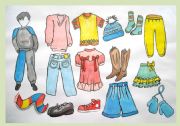 English Worksheet: The clothes