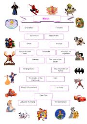 English Worksheet: Movies