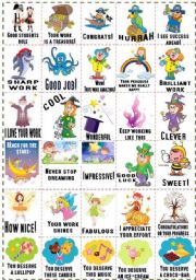 English Worksheet: (set 3/3) ♥Stickers for kids♥