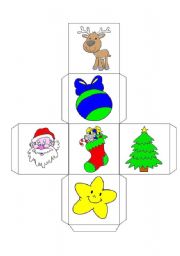 XMAS dices with different subjects