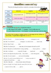 English Worksheet: some and any